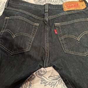 Levi's Men's Straight Jeans - Dark Blue